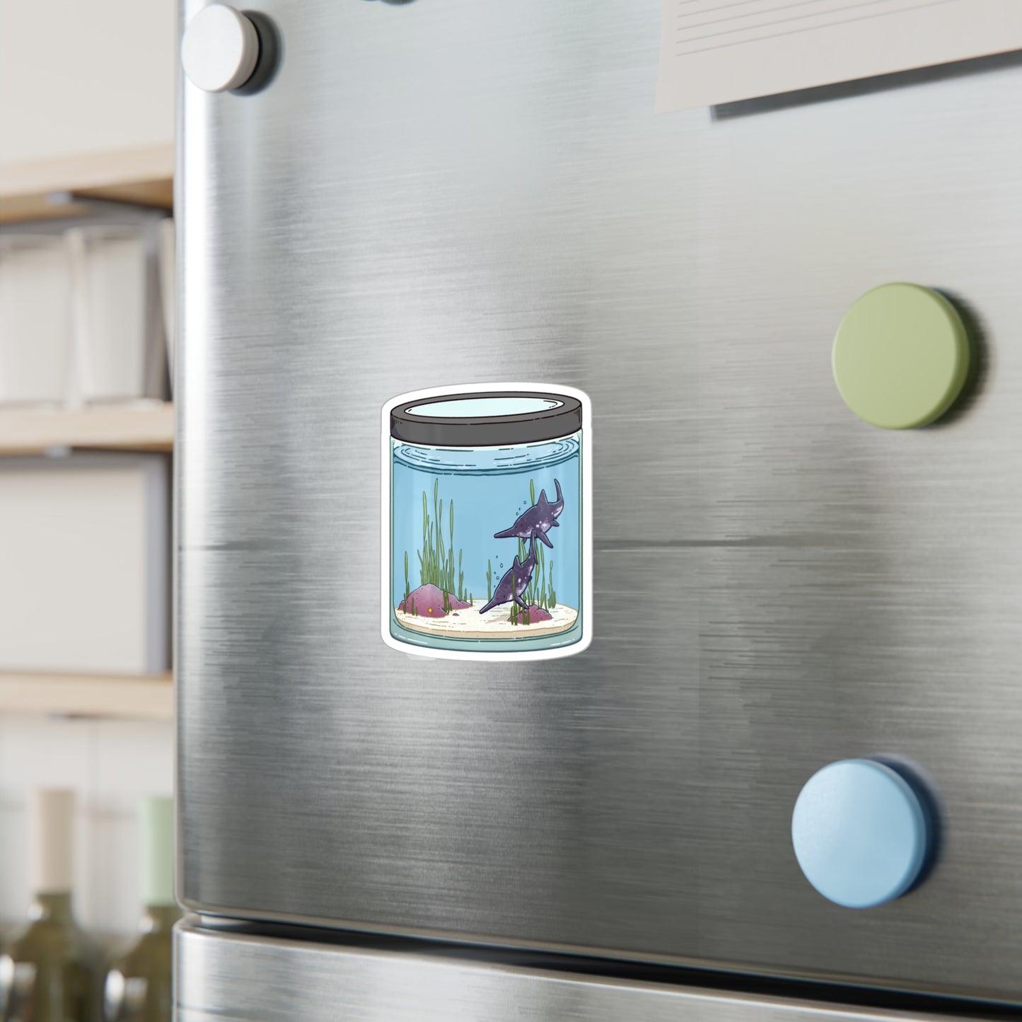 Miniature Ichthyosaurus Sticker