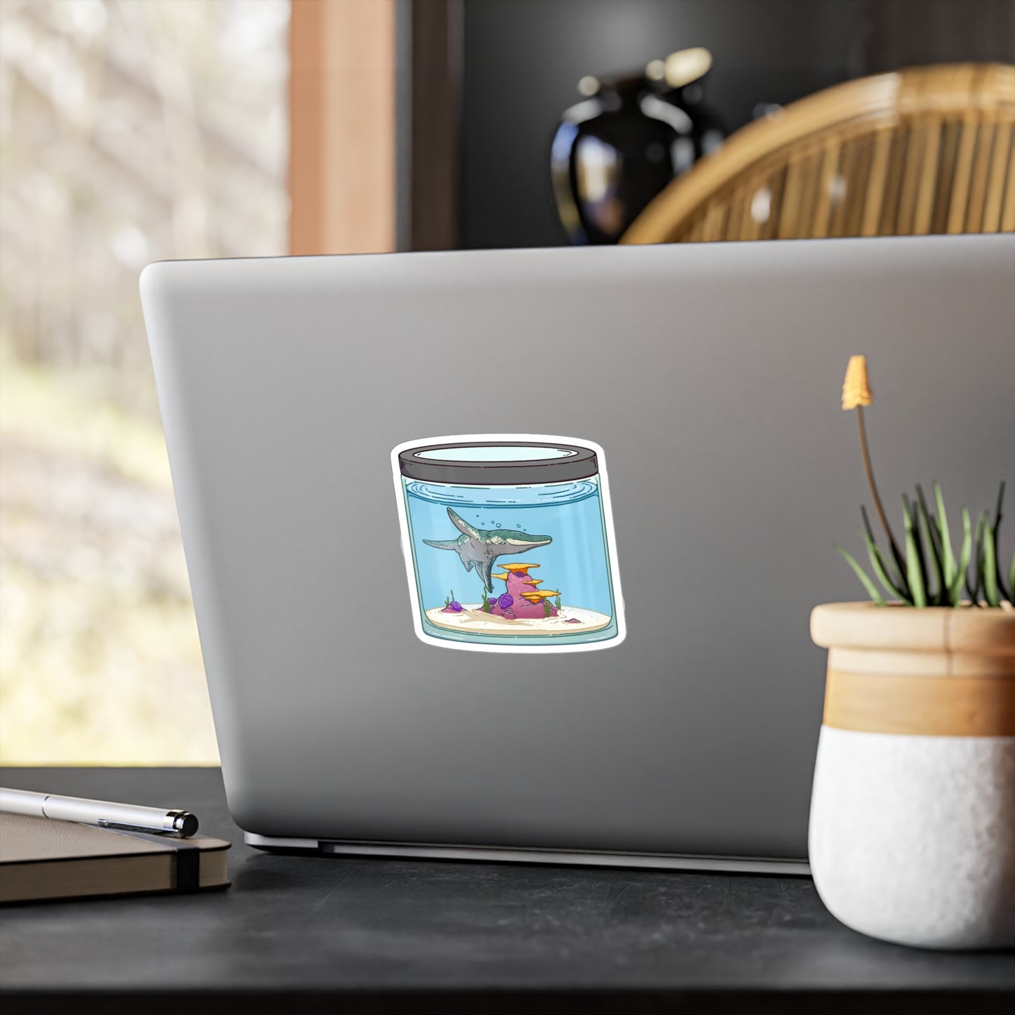 Miniature Kronosaurus Sticker