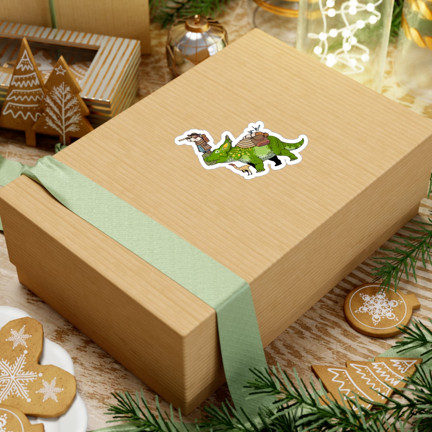 Pachyrhinosaurus Traveler Sticker