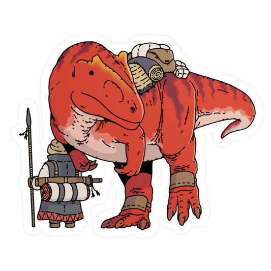 Allosaurus Caravan Guard Sticker