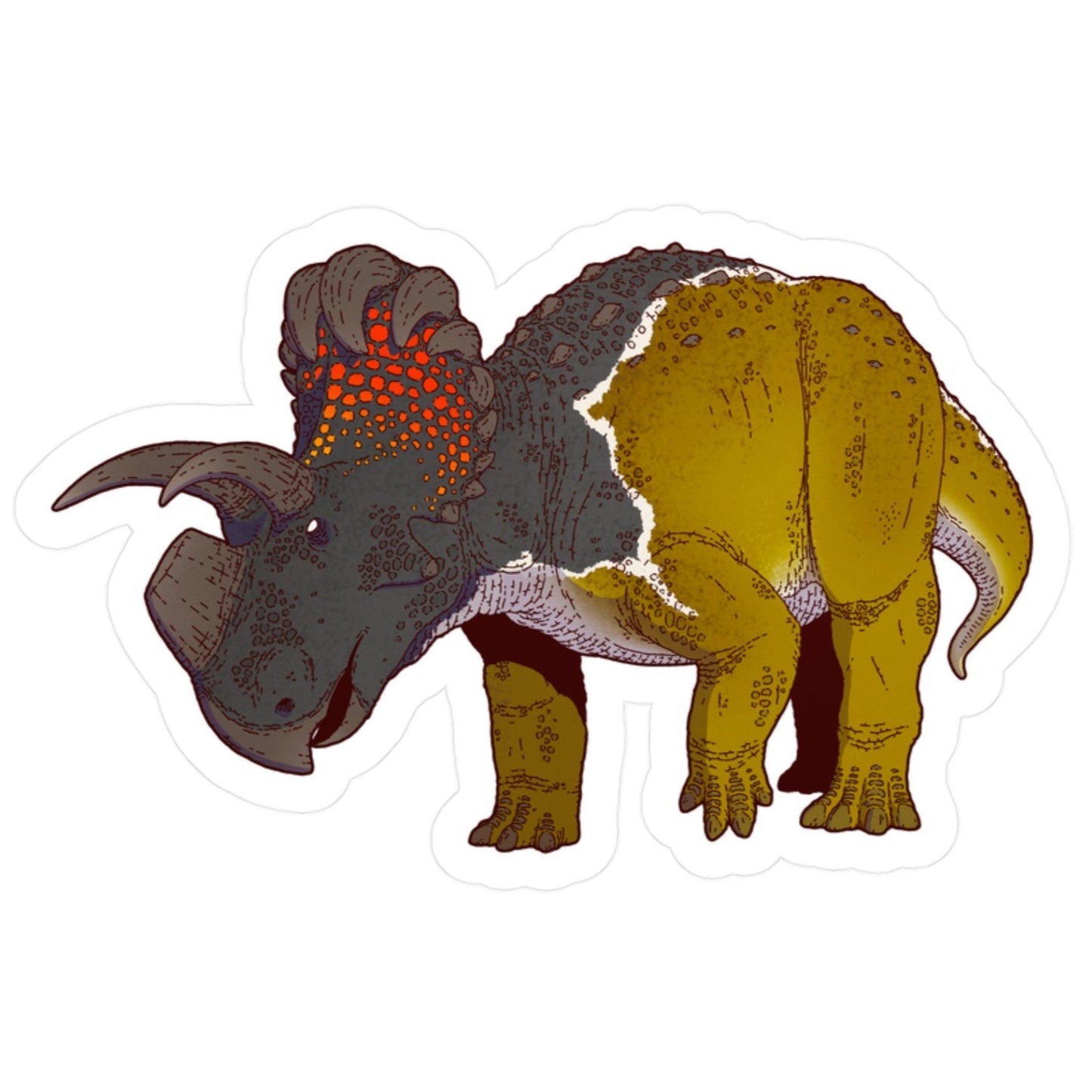 Wendiceratops Sticker