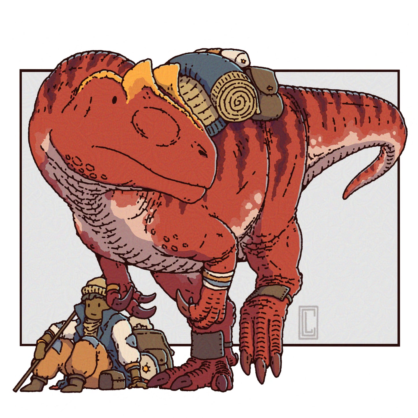 Allosaurus Caravan Guard