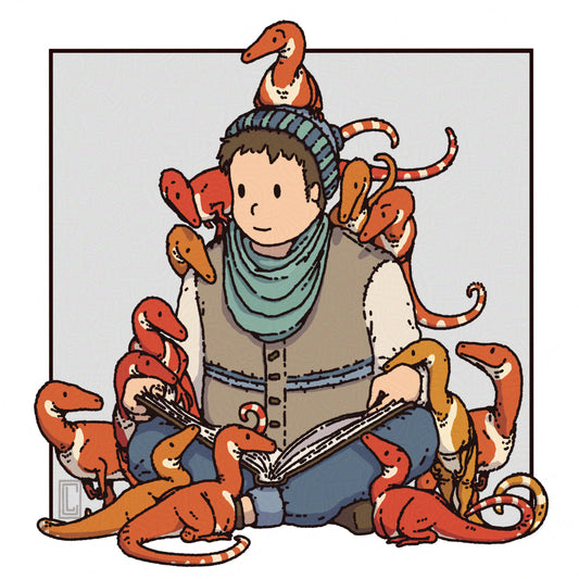 Reading to Compsognathus
