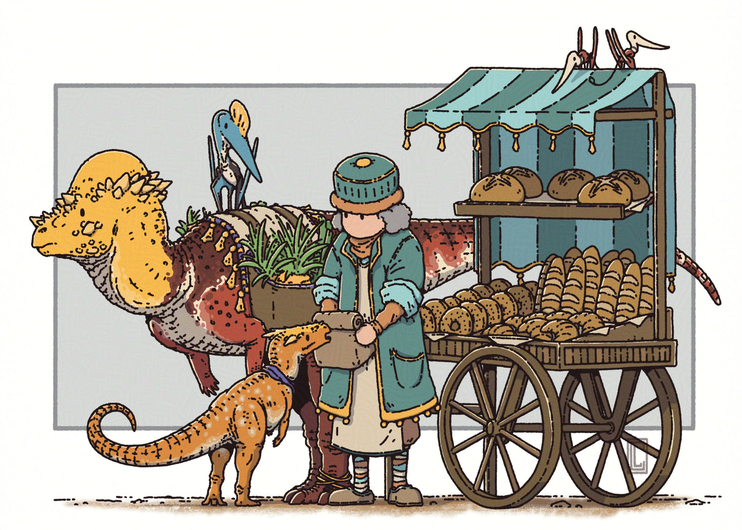 Pachycephalosaurus Bakery