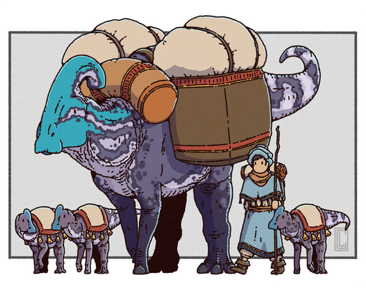 Parasaurolophus Merchant Babysitter