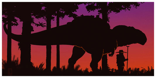 Giganotosaurus Merchant at Sunset